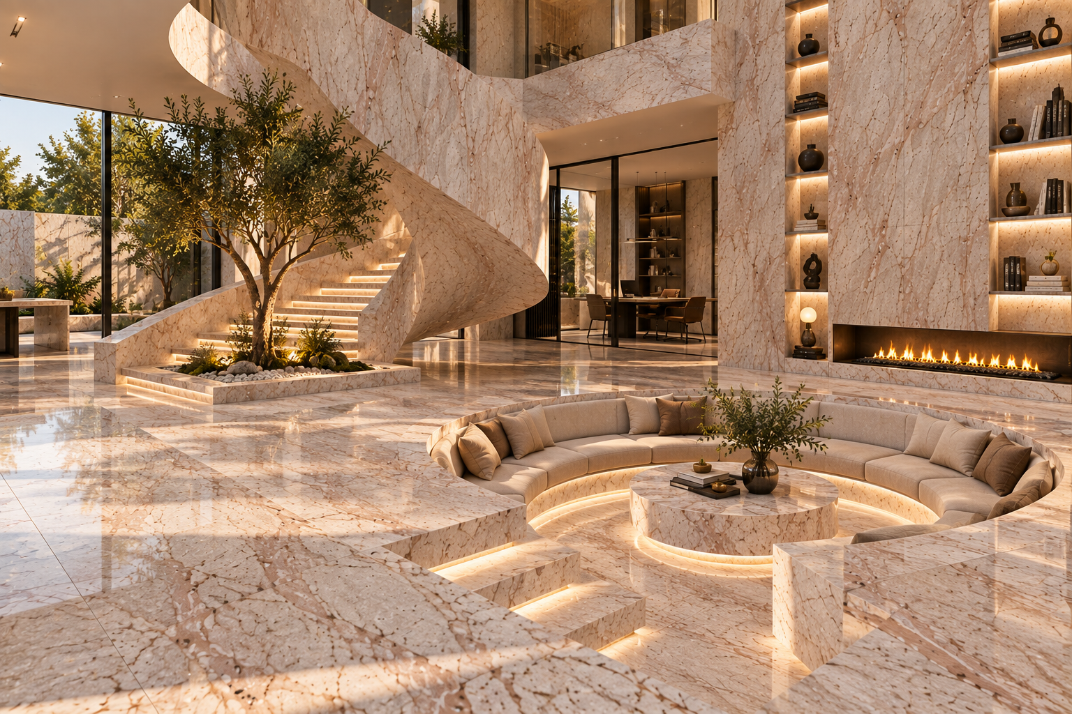 Flamingo Pink Granite