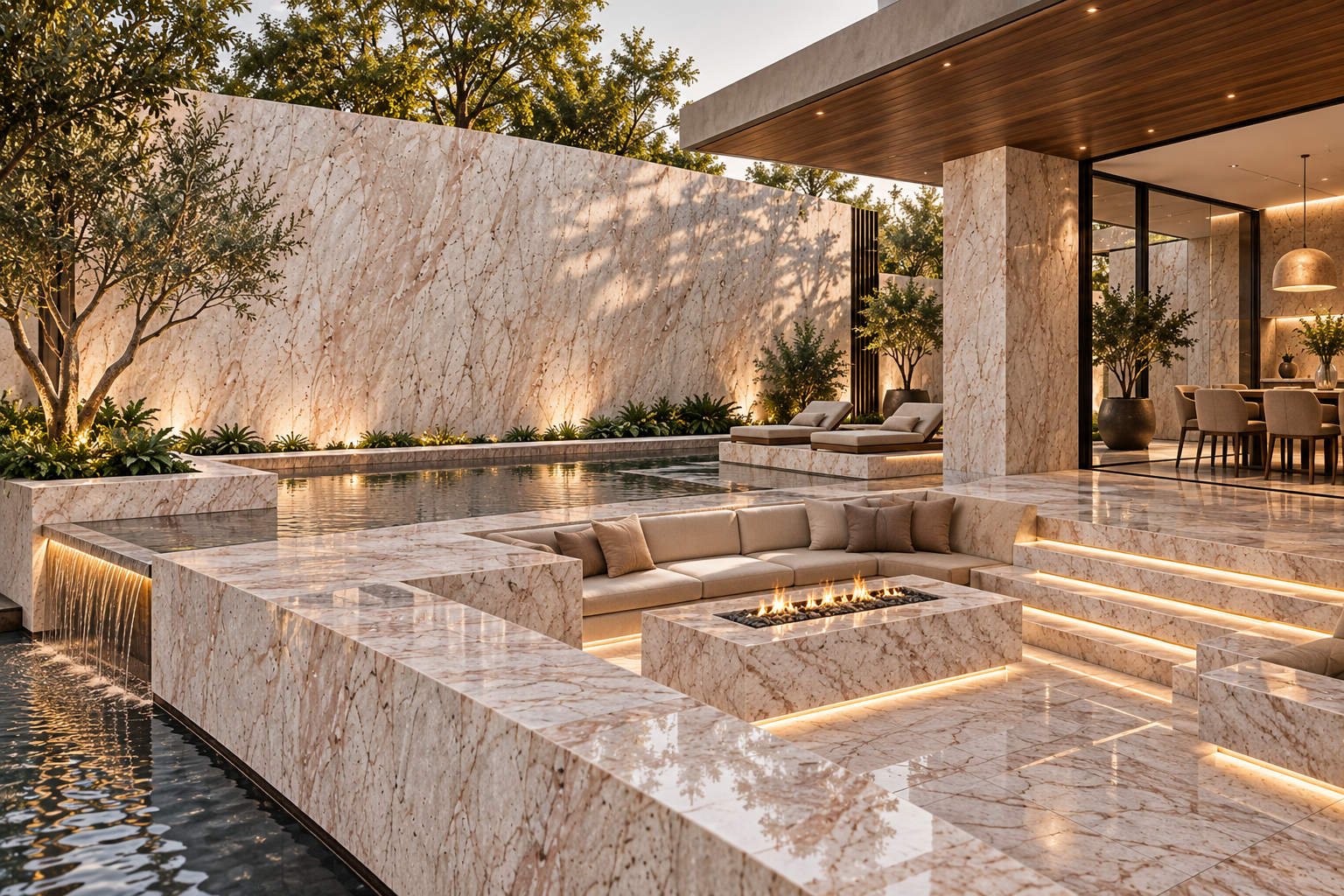 Flamingo Pink Granite